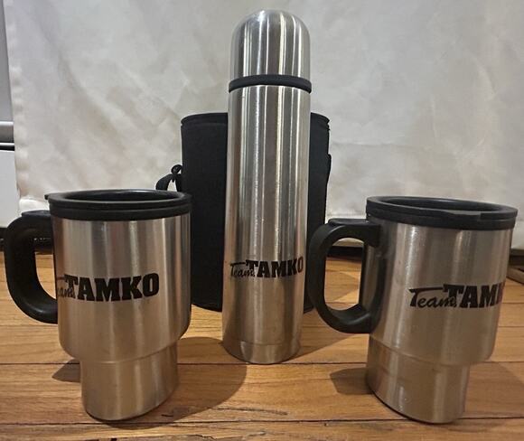 Unbranded Other - Set of 3 Stainless Steel Vacuum Sealed Mugs and Thermos